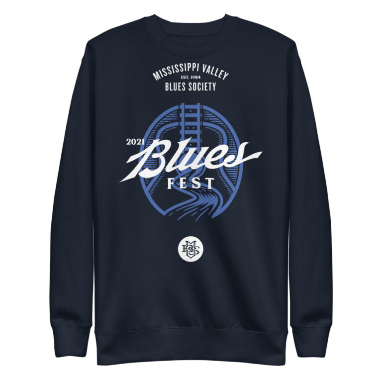 Blues Fest 2021 — Vintage Short sleeve t-shirt - Mississippi Valley Blues  Society