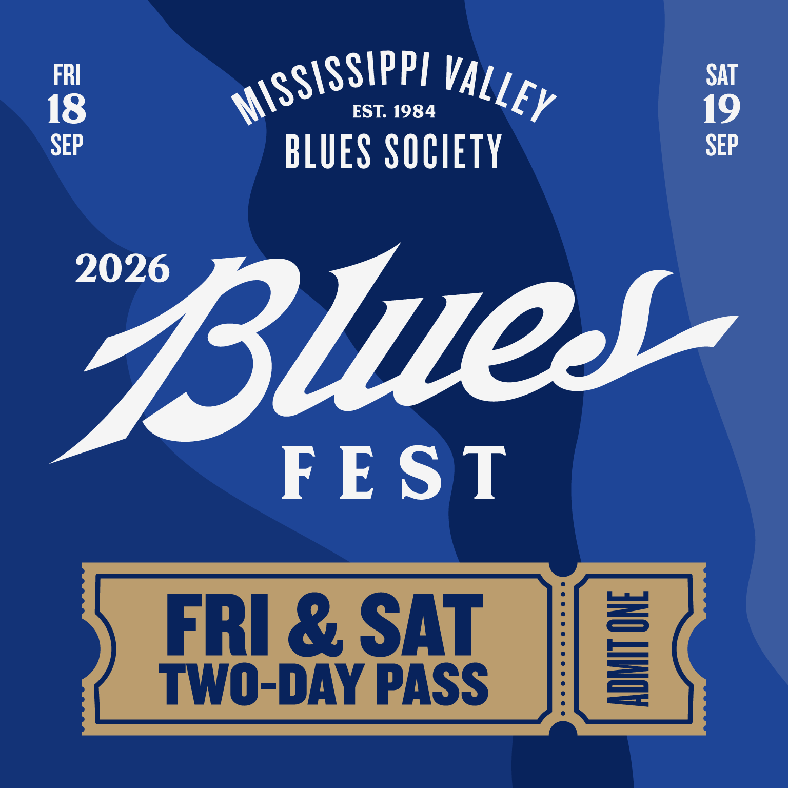 Blues Fest 2026 — FRI & SAT Two-Day Pass