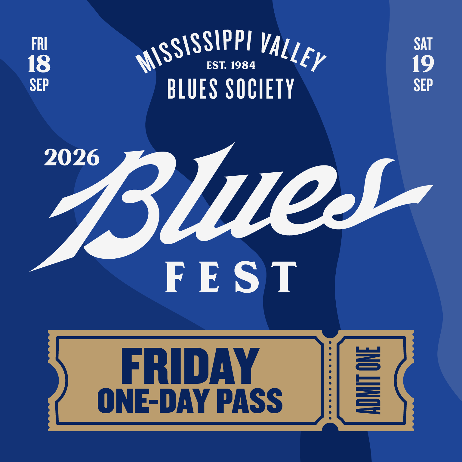 Blues Fest 2026 — FRI One-Day Pass